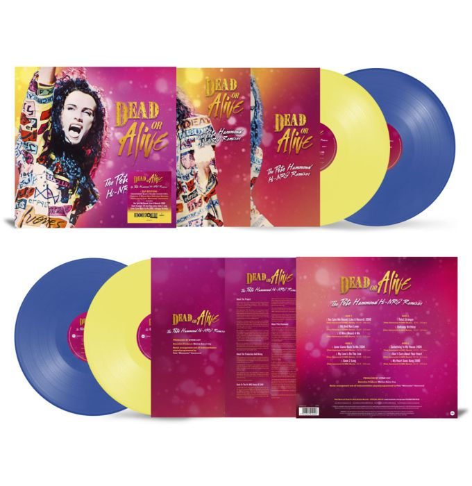 Dead Or Alive - The Pete Hammond Hi-Nrg Remixes (140G Transparent Blue & Yellow vinyl)